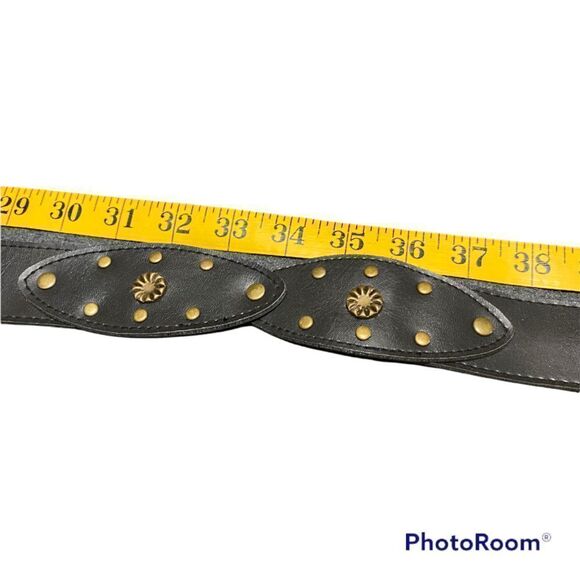 Vintage Studded Brown Belt - Picture 4 of 9